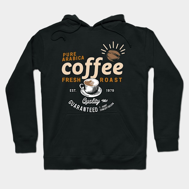 coffee lover Hoodie by dotdotdotstudio